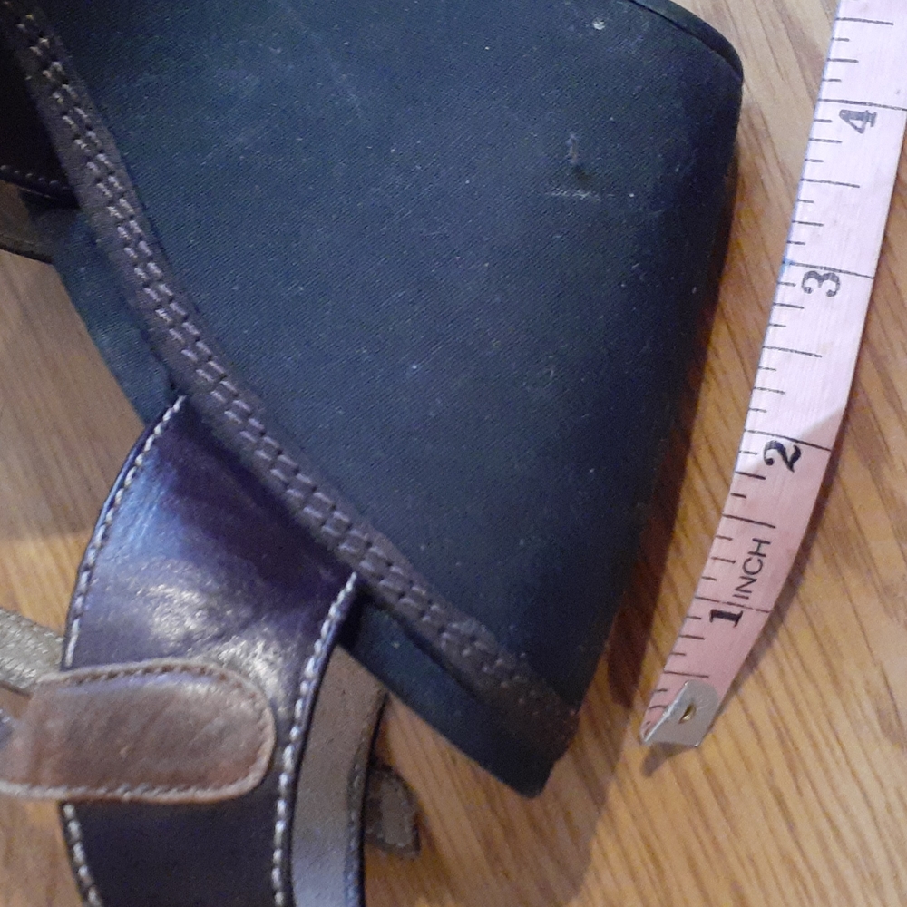 MARNI Brown Leather Platform Wedges Sandals Sz 37/7 - Picture 12 of 13
